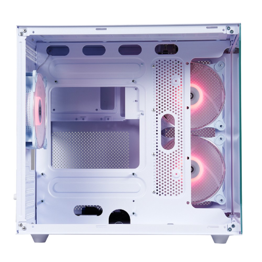 Defender Корпус компьютерный NovaCube белый,mATX,3fan,switch&M/BSync арт. 25104