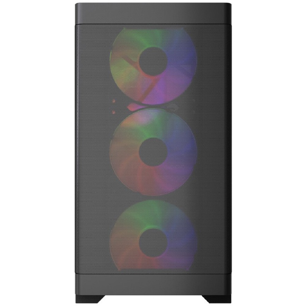 Powercase Корпус Mistral Micro A13B, Tempered Glass, 4x120mm FRGB fan, чёрный, mATX (CMMA13B-L4)