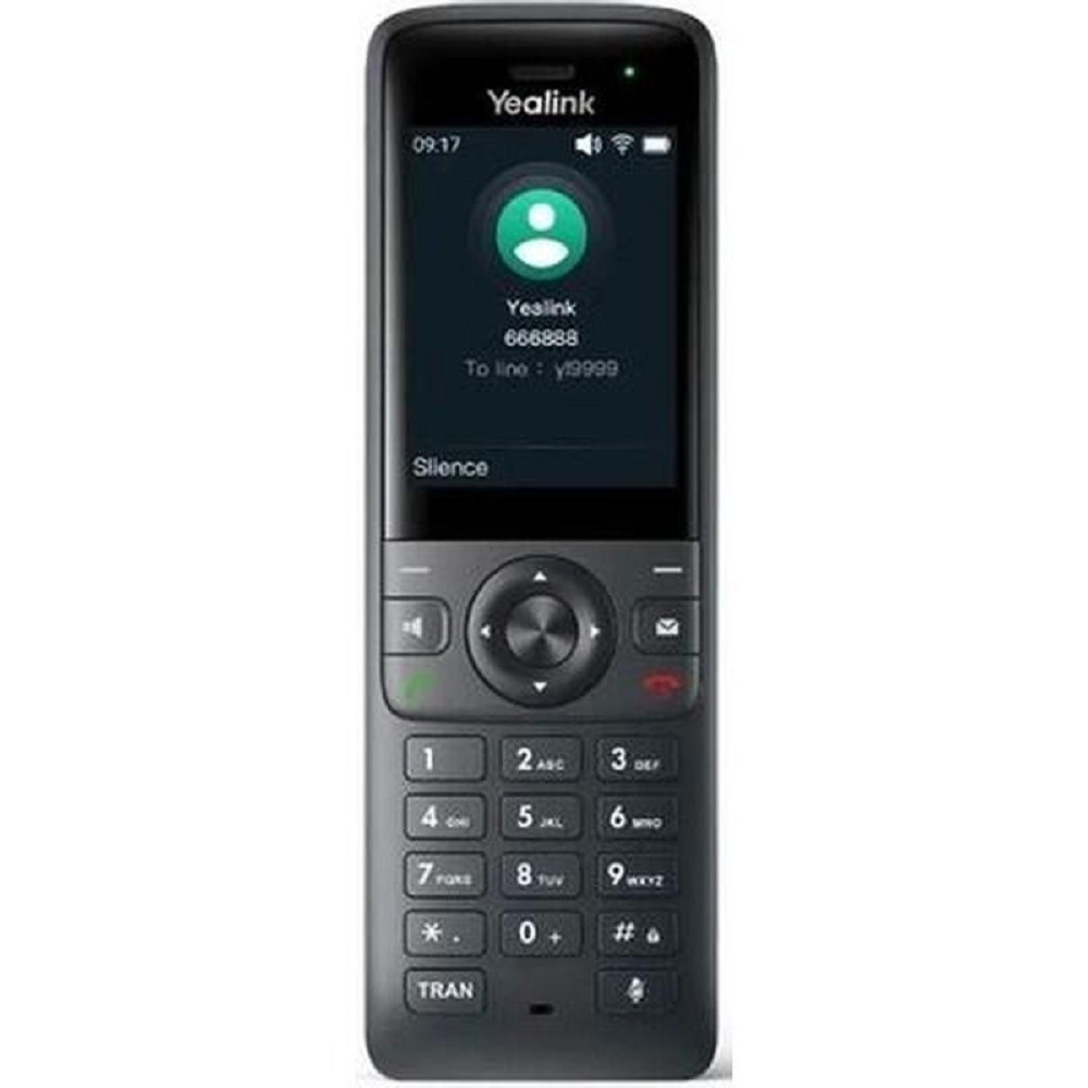 YEALINK AX83H, экран 2.4", Wi-Fi 6, виброоповещение, Bluetooth, 3.5 mm, Type-C, SNC, звук HD
