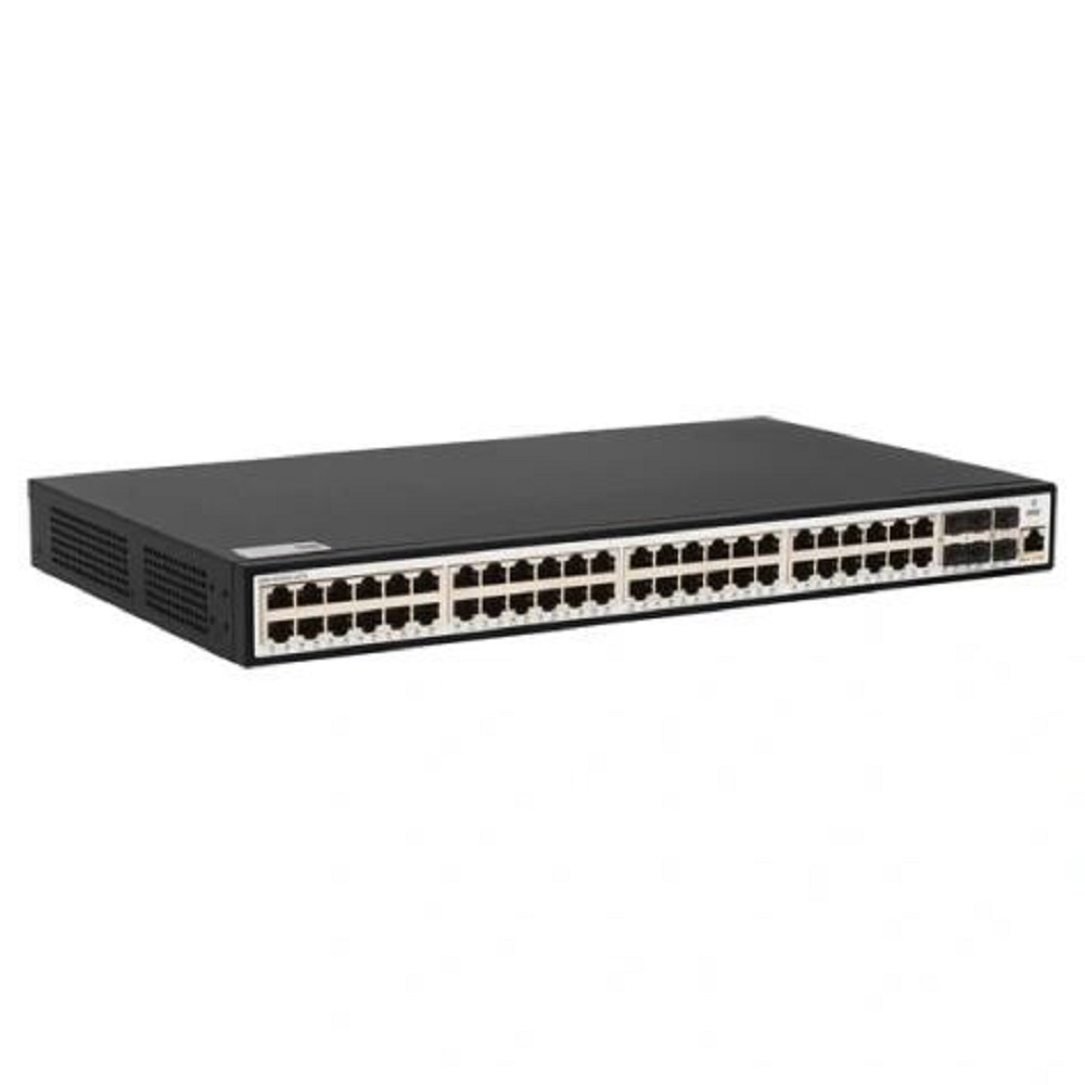 SNR Управляемый коммутатор уровня 2+, 48 портов 10/100/1000Base-T, 6 портов 1/10G SFP+, встроенный БП ~220V AC арт. SNR-S5110G-48TX