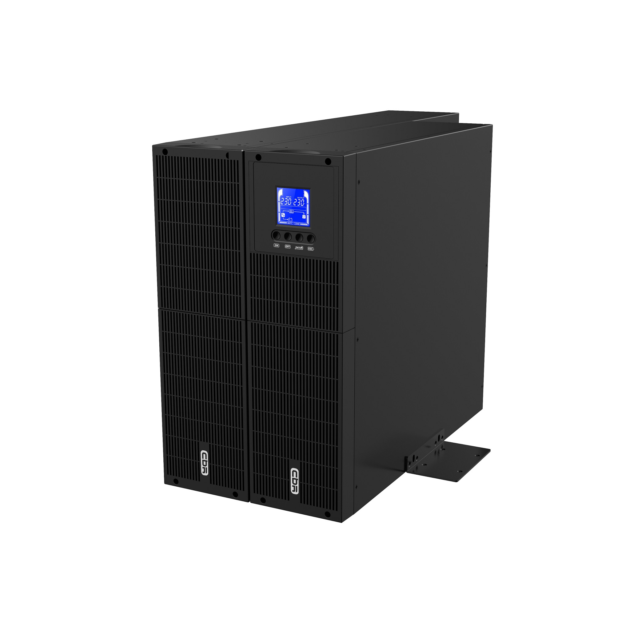 ИБП CBR ESSENCE ESN-6000 RT [Online 6000 VA / 6000 W, Rack, 2 x C13, 4 x C19, 1 x TB + SA50, LCD, HID-USB, RS232, EPO, SNMP slot] (ESN-6KRT-6I-LCHERSC) CBR Tech