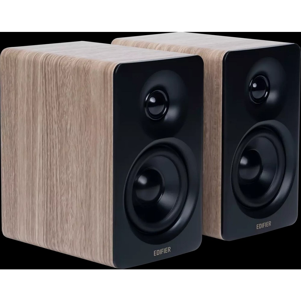 EDIFIER M60 Classic oak {15 Вт x 2, + 18 Вт x 2, (66 Вт); 58 Гц - 40 кГц; Bluetooth V5.3, USB-C, AUX; Сертификация Hi-Res Audio и Hi-Res Audio Wireless}