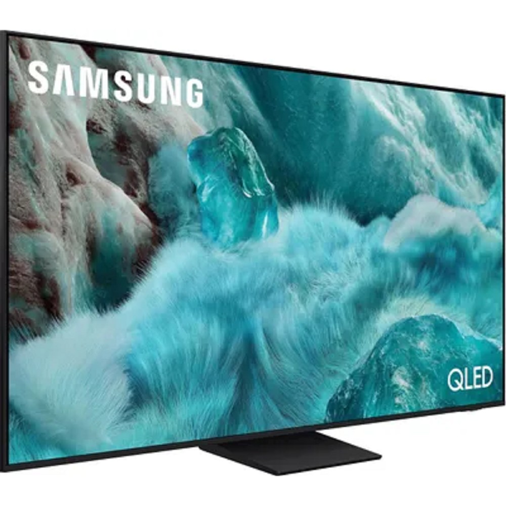 Samsung QLED TV QE65Q7F5AUXRU, 65', QLED, 4K 3840x2160, 60Hz, Tizen Smart TV, 20W, Tuner (DVB-T2/C/S2, PAL,SECAM), HDMI, USB, CI+, Wi-Fi, BT, LAN, Black