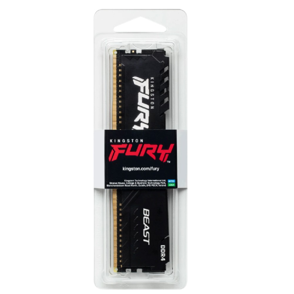 Оперативная память Kingston FURY Beast Black (KF432C16BB1/16WP)
