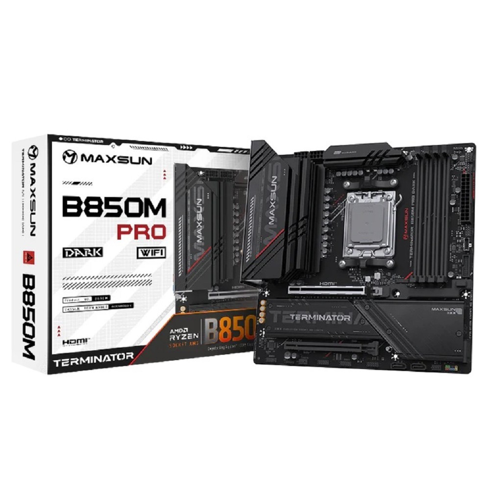 Материнская плата MAXSUN MS-Terminator B850M PRO DARK WIFI