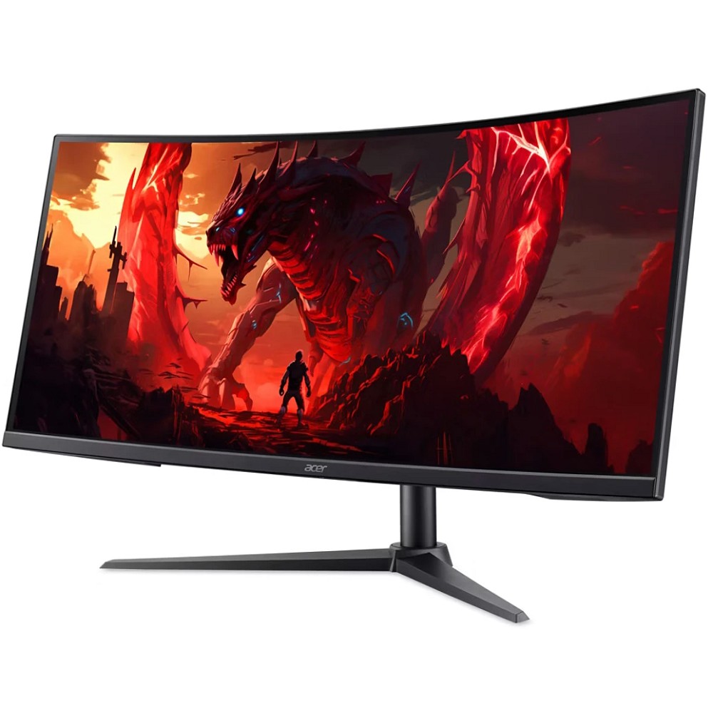 Монитор Acer 34" Nitro XZ340CURW0bmiiphx черный VA LED 1ms 21:9 HDMI M/M матовая HAS 250cd 3440x1440 240Hz FreeSync Premium DP Quad HD 2K (1440p) арт. UM.CX0CD.002