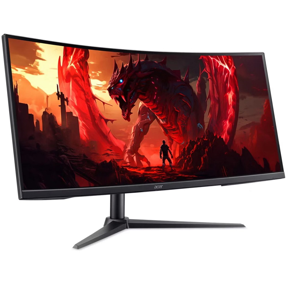 Монитор Acer 34" Nitro XZ340CURW0bmiiphx черный VA LED 1ms 21:9 HDMI M/M матовая HAS 250cd 3440x1440 240Hz FreeSync Premium DP Quad HD 2K (1440p) арт. UM.CX0CD.002