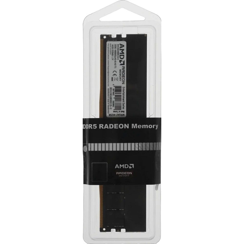 AMD DDR5 DIMM 16GB 4800 MT/s R5516G4800U1S-U