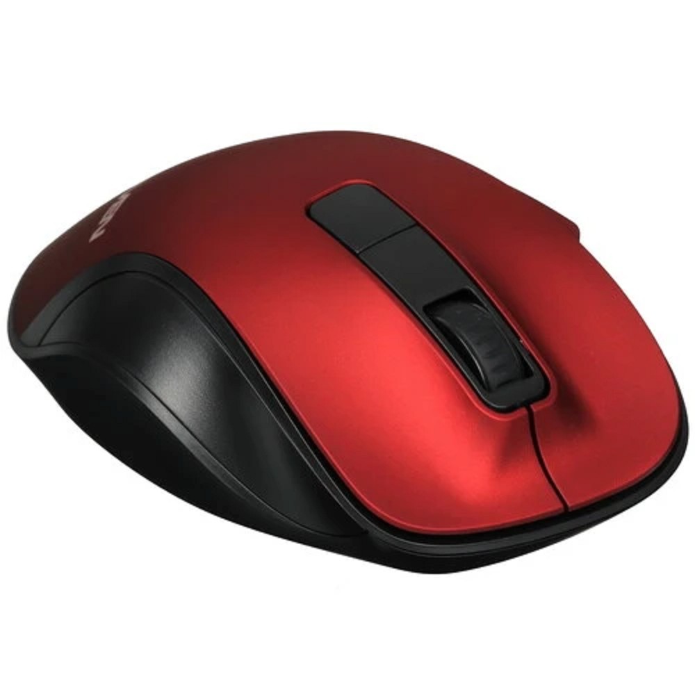 Беспроводная мышь RX-525SW красная (бесшумн. кл., 5+1кл. 600-1400DPI, Soft-touch, блист.) Sven арт. SV-021856