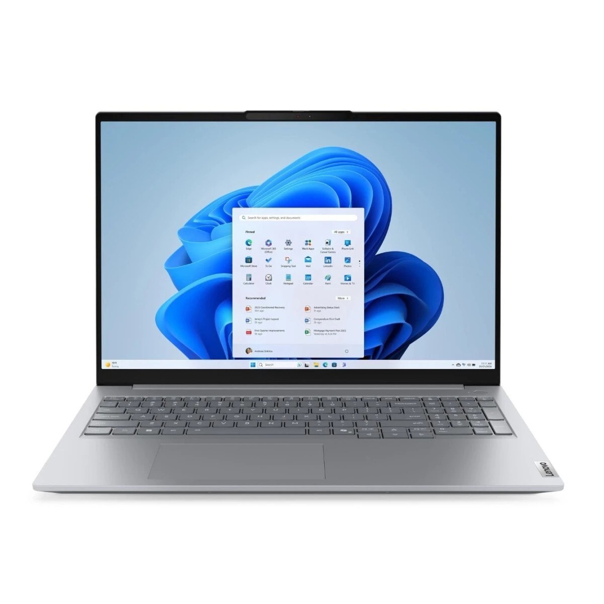 Lenovo ThinkBook 16 G8 IAL [21SK008WCD_PRO] (КЛАВ.РУС.ГРАВ.) 16" {2.5K Ultra 7 255H/32Gb/1Tb SSD/W11Pro/AL-bottom}