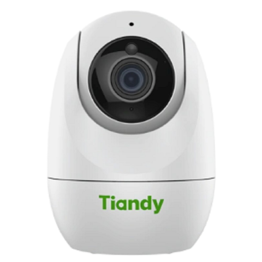 Tiandy TC-H322N 9DA-4 компактная поворотная домашняя, 2Мп, 1920х1080@30к/c, DWDR, цвет: 0.05лк, S+265, H.265(HP), S+264, H.264(HP, MP, BP), объектив 4мм, встроенные микрофон и динамик, G.711A, G.711U