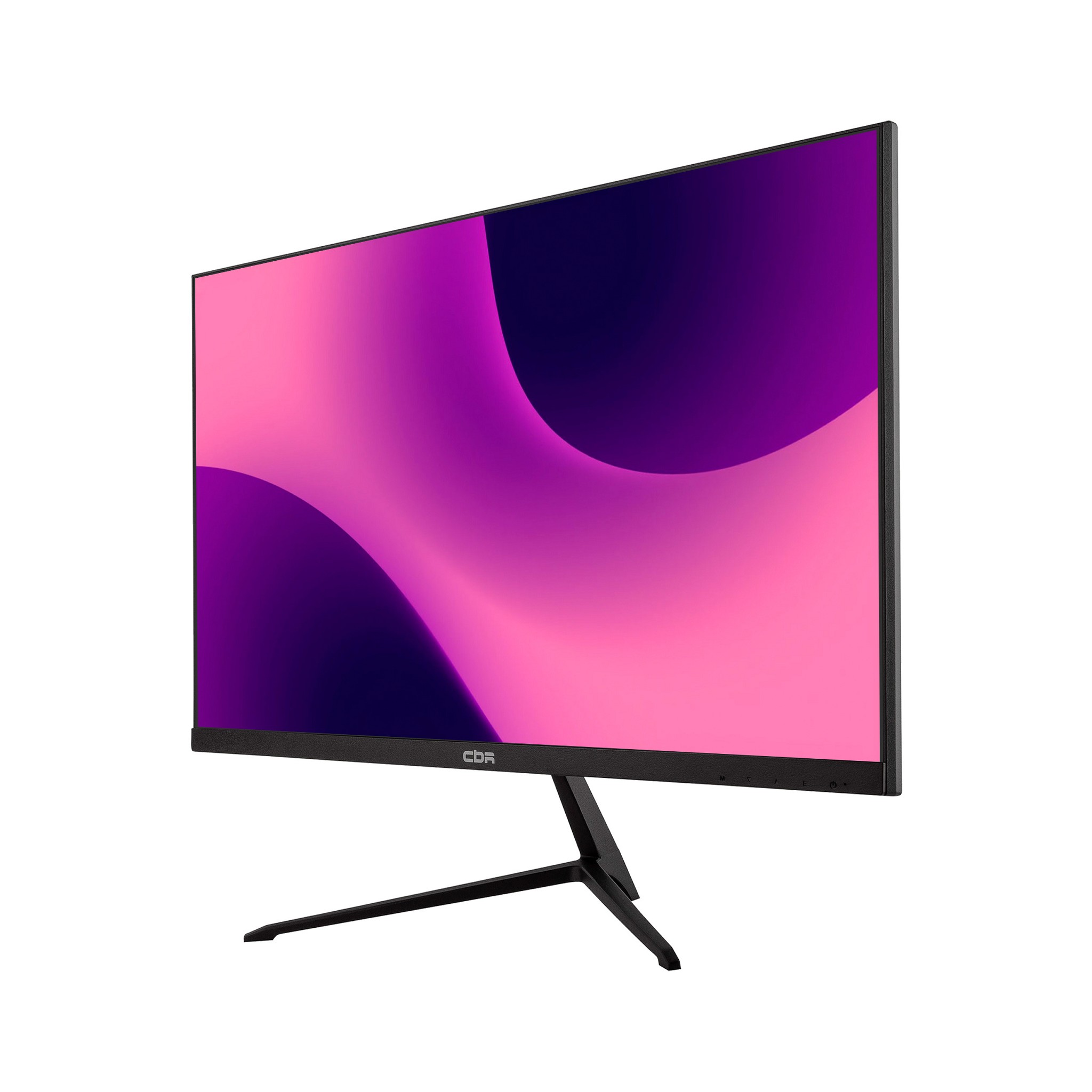 CBR LCD Монитор 23.8" ME-2408, VA, FHD 1920x1080, 100Гц, 1*HDMI/1*VGA, внешний БП, черный, кабель HDMI, VESA крепление для миниПК [LCD-ME2408-OPC]