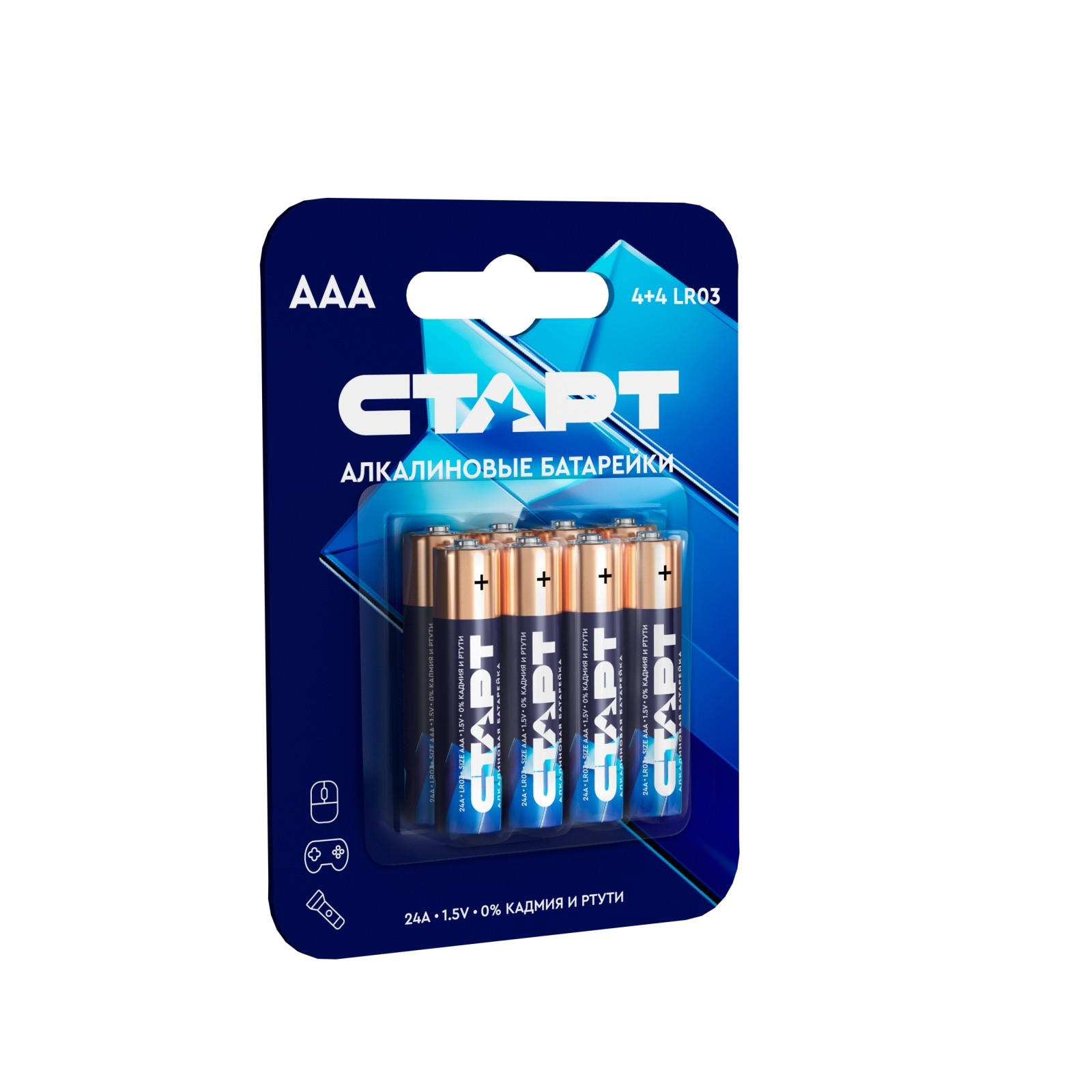 СТАРТ LR03-BL8 BLUE 96/960 (8 шт. в уп-ке) арт. 4610116213865