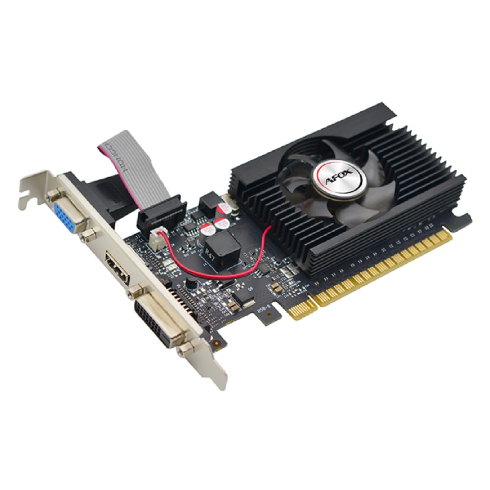 Видеокарта AFOX GT710 4GB 64bit DDR3 VGA/DVI/HDMI LP 1FAN (AF710-4096D3L5-V3)