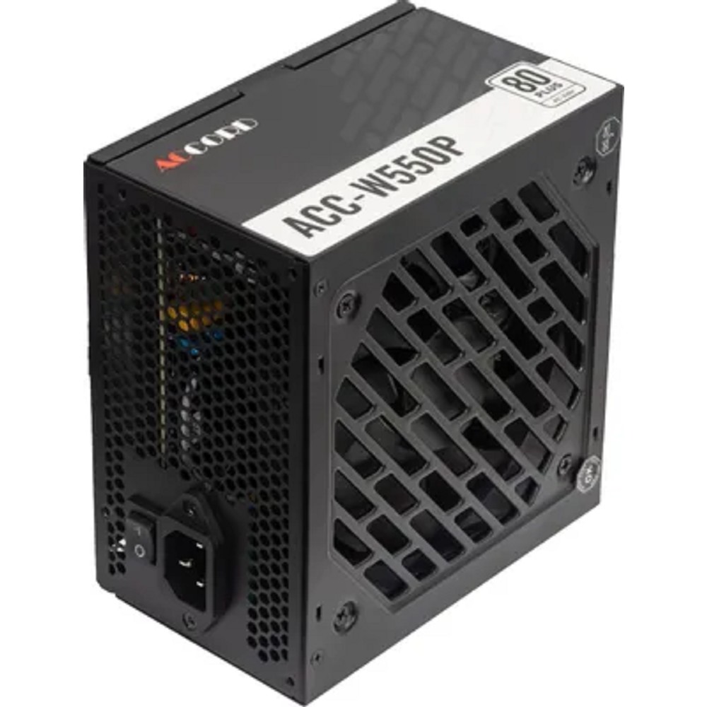 Accord ACC-W550P ATX 550W ACC-W550P 80+ white (20+4pin) 120mm fan 6xSATA RTL Accrod