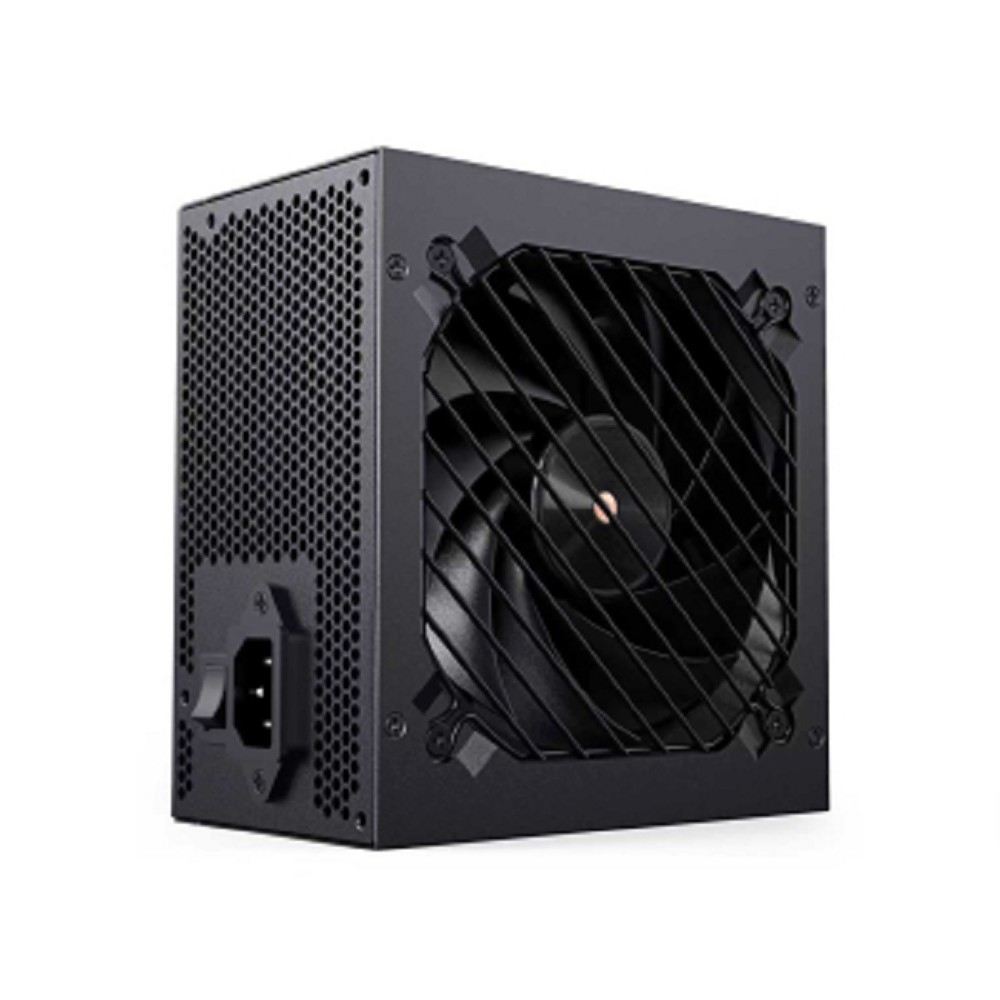 Блок питания CBR ATX 650W 80+ Bronze, DC-DC, APFC, 0.6mm, 24pin, 1*8-pin(4+4P), 2*6+2pin, 2*SATA, 4*IDE, 12cm fan, 1.2м кабель питания, черный [PSU-ATX650-12GM] BOX