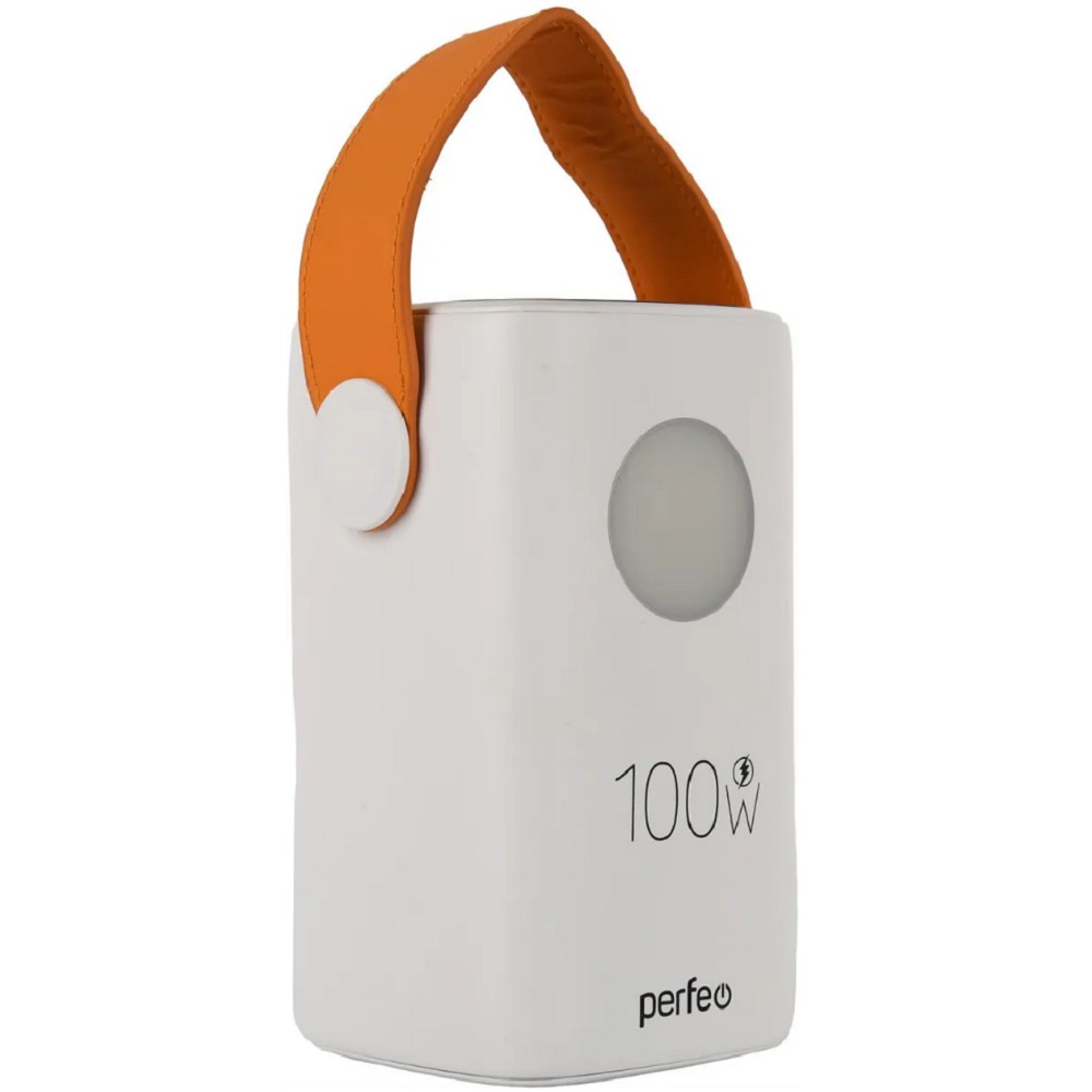 Perfeo Powerbank MOON 100W 60000 mAh/LED дисплей/PD+QC 3.0/2Type-C/3 USB/max 100W/White арт. PF_E2293