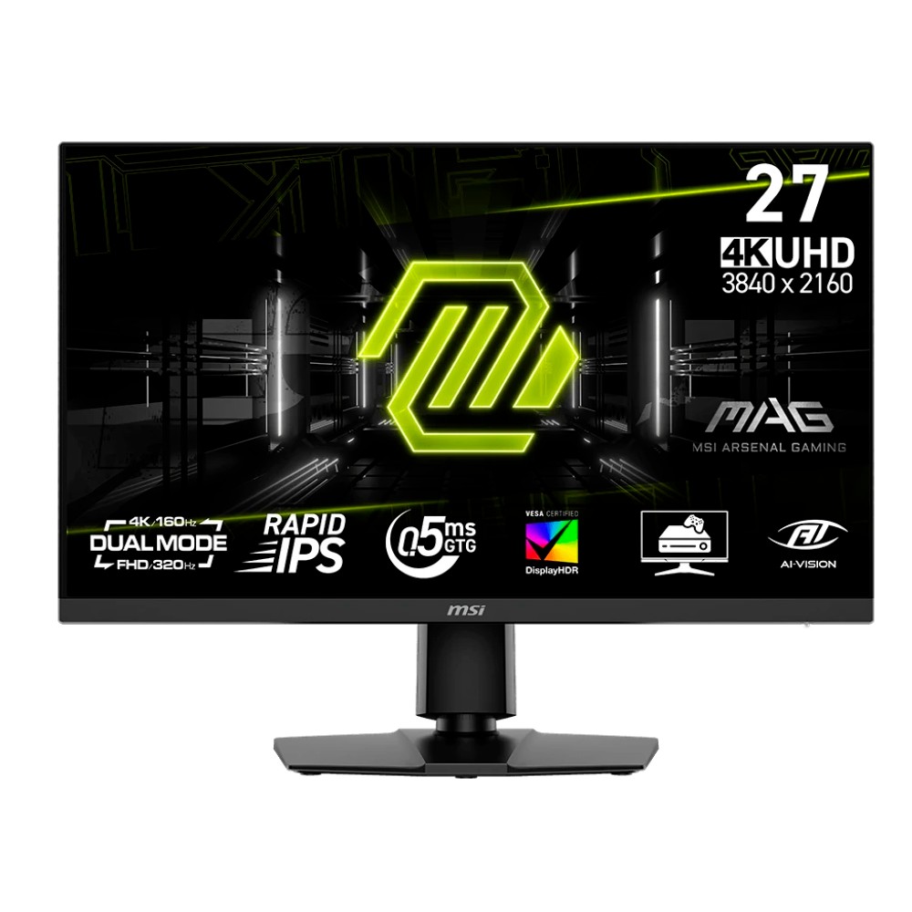 MSI MAG 27" 272URDF E16 {IPS 3840x2160/1920x1080 160Hz/320Hz 0.5ms 400cd HDMI DisplayPort USB HAS} MicroStar арт. 9S6-3CE79T-009