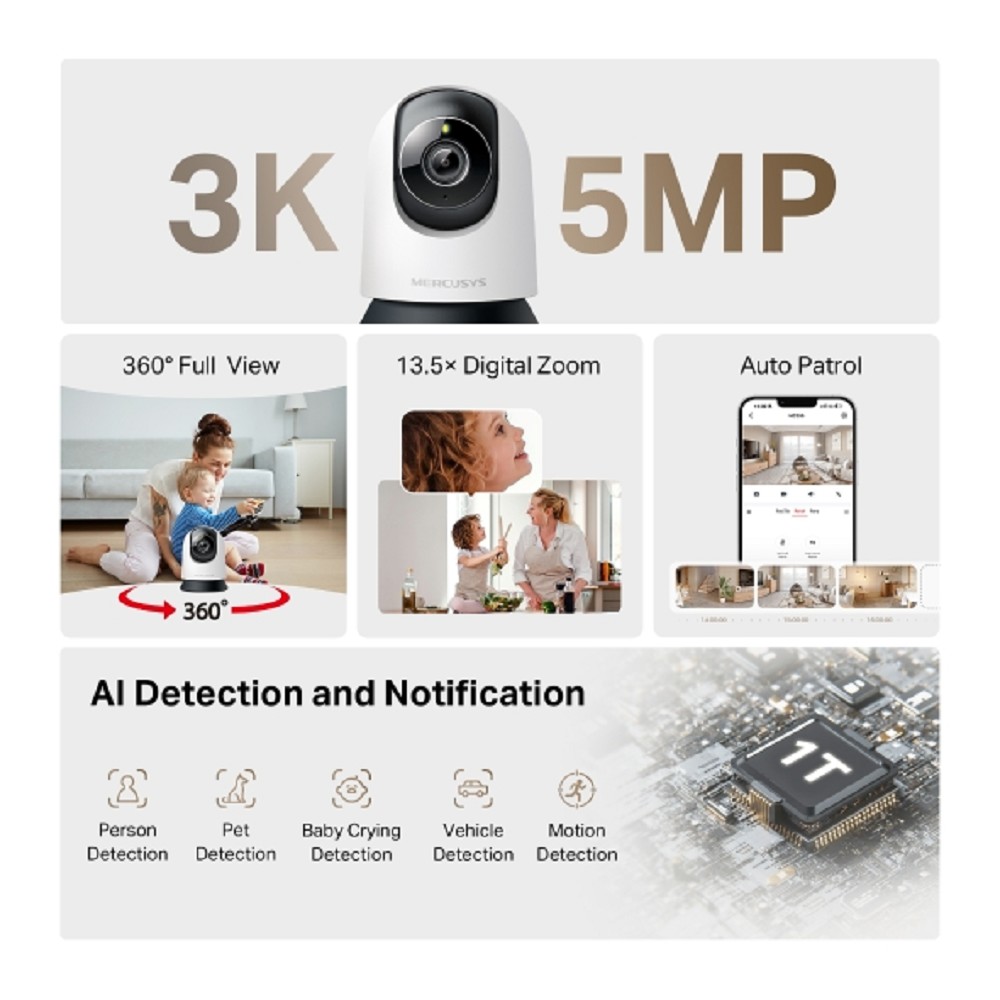 Mercusys MC230 Умная поворотная Wi-Fi камера