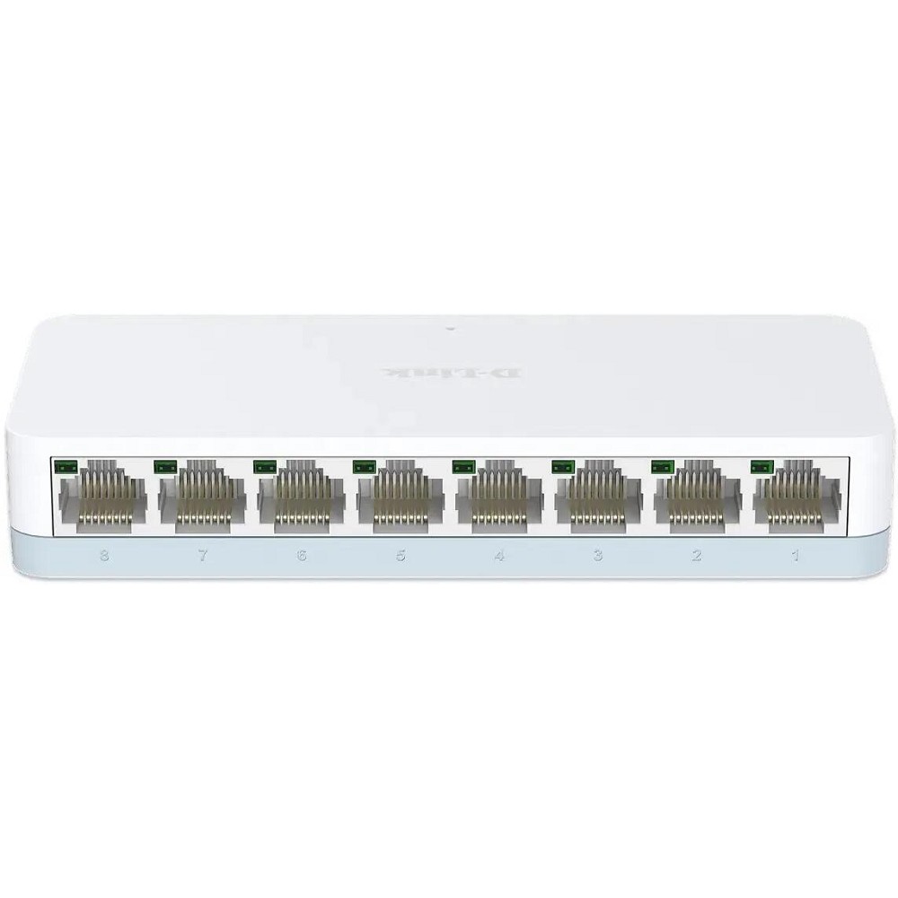 D-Link Неуправляемый коммутатор, 8x100Base-TX, корпус пластик арт. DES-1008C/C1A