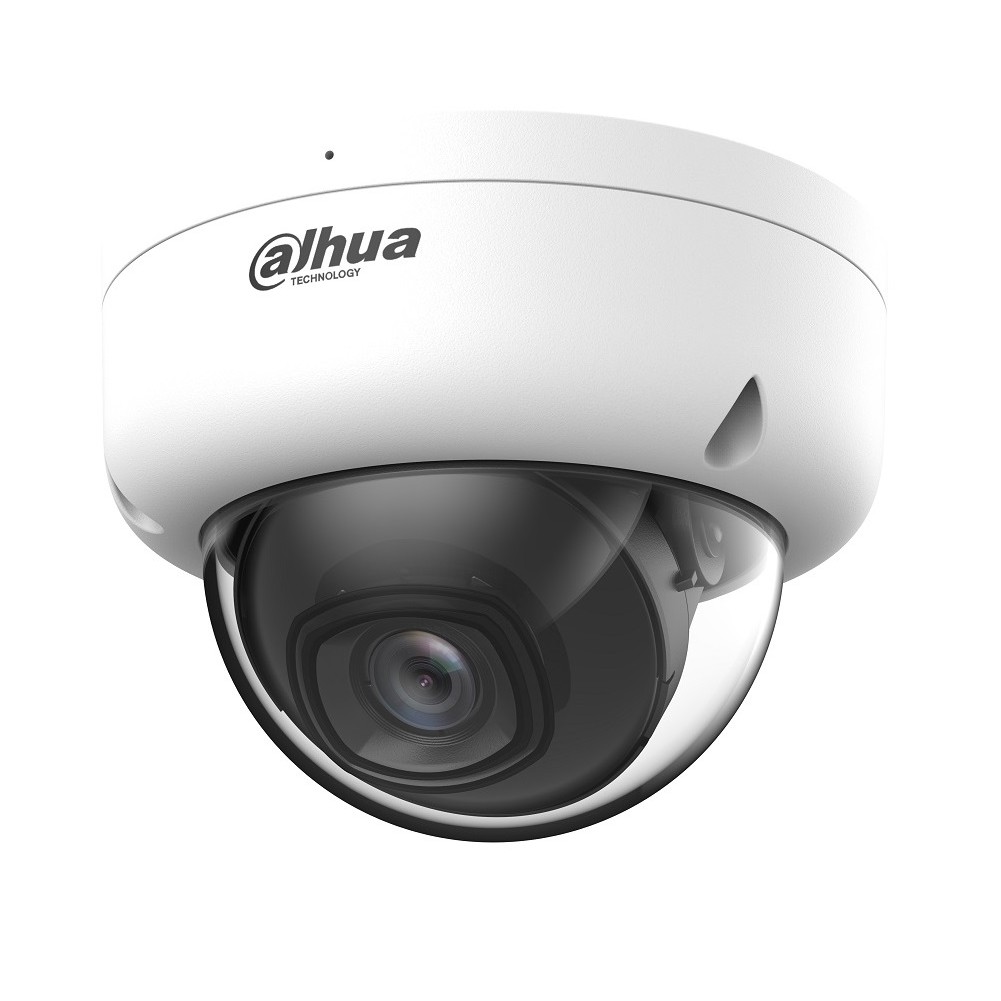 DAHUA DH-IPC-D1E20P-A-0280B Уличная купольная IP-видеокамера 2Мп; 1/3” CMOS; 2.8мм; Smart подсветка; ИК 30м; IP67; обнаружение движения; встроенный микрофон; корпус: пластик