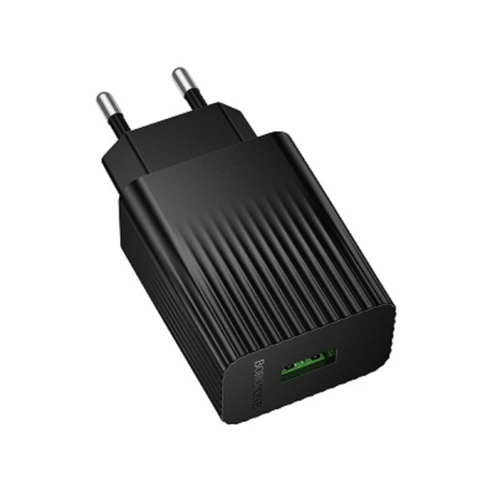 BOROFONE BAS72A/ Сетевое ЗУ/ QC 3.0/ 1 USB/ Выход: 18W/ черный No Name арт. B-22637