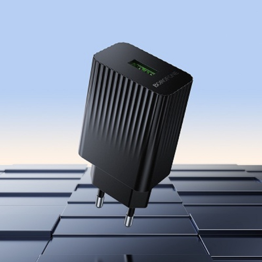 BOROFONE BAS72A/ Сетевое ЗУ/ QC 3.0/ 1 USB/ Выход: 18W/ черный No Name арт. B-22637