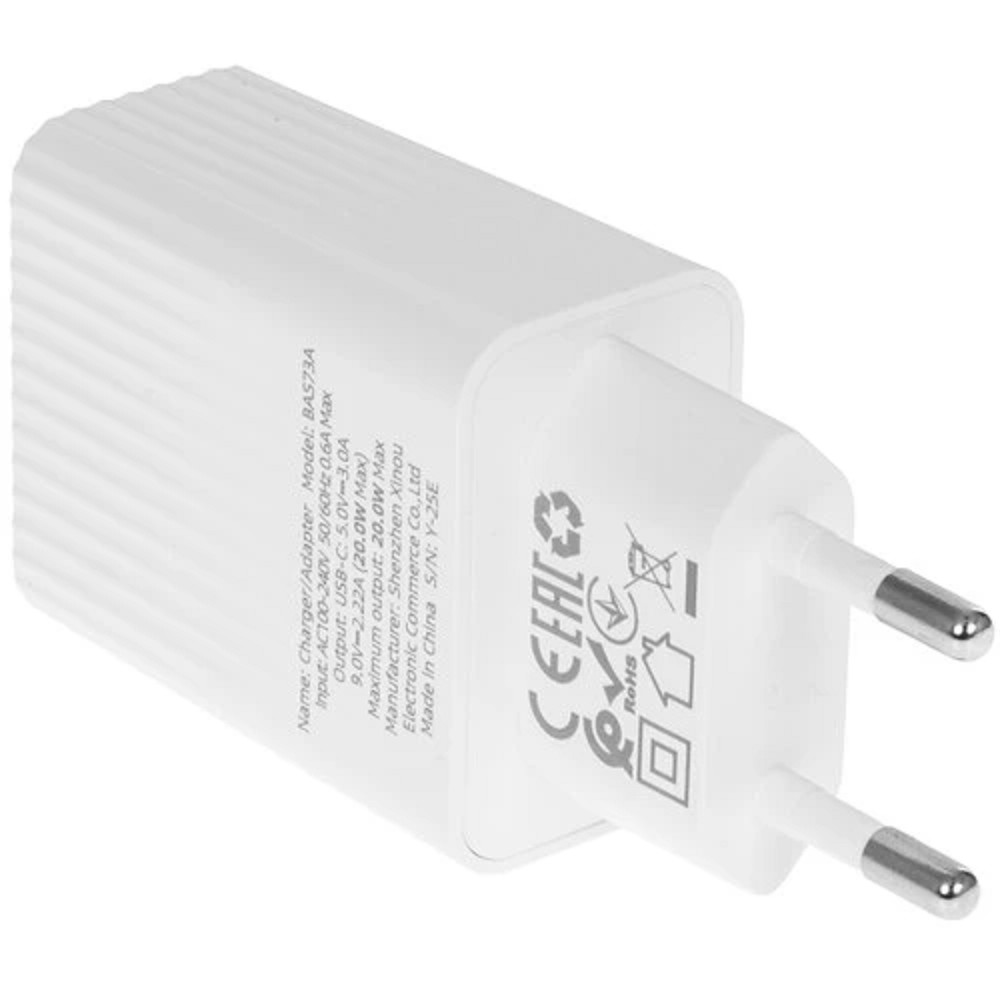 BOROFONE BAS73A/ Сетевое ЗУ/ PD/ 1 разъём Type-C/ Выход: 20W/ черный No Name арт. B-22699