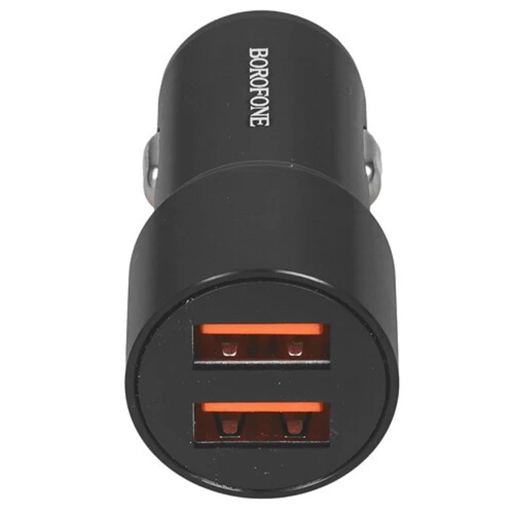 BOROFONE BZ19B/ Авто ЗУ/ QC 3.0/ 2 USB/ Выход: 36W/ черный No Name арт. B-01472