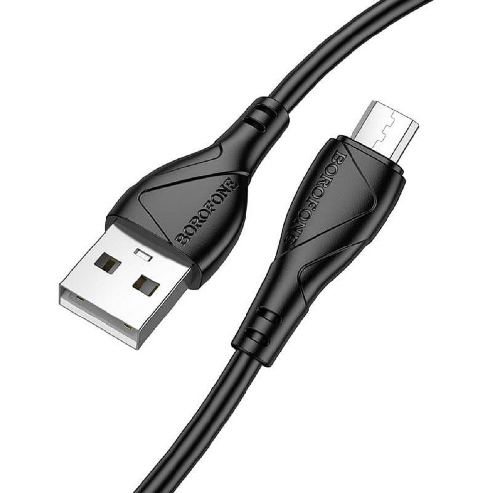 BOROFONE BX121/ USB кабель Micro/ 1m/ 2.4A/ черный No Name арт. B-23047
