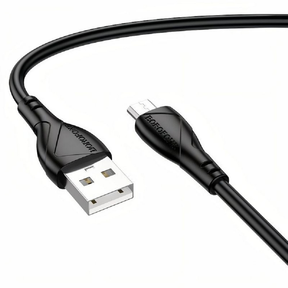BOROFONE BX121/ USB кабель Micro/ 1m/ 2.4A/ черный No Name арт. B-23047