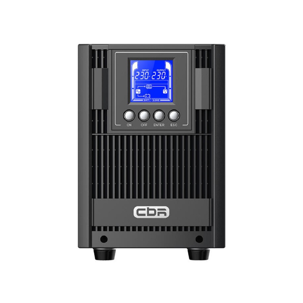 ИБП CBR ESSENCE ESN-1500C [Online 1500 VA / 1500 W, Tower, 6 x C13, LCD, HID-USB, RS232, EPO, SNMP slot] (ESN-1.5KT-6I-LCHERSC) CBR Tech