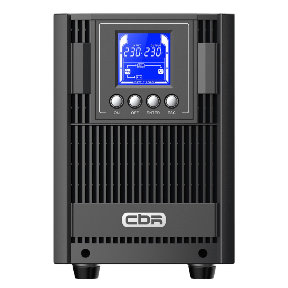 ИБП CBR ESSENCE ESN-2000C [Online 2000 VA / 2000 W, Tower, 6 x C13, LCD, HID-USB, RS232, EPO, SNMP slot] (ESN-2KT-6I-LCHERSC) CBR Tech