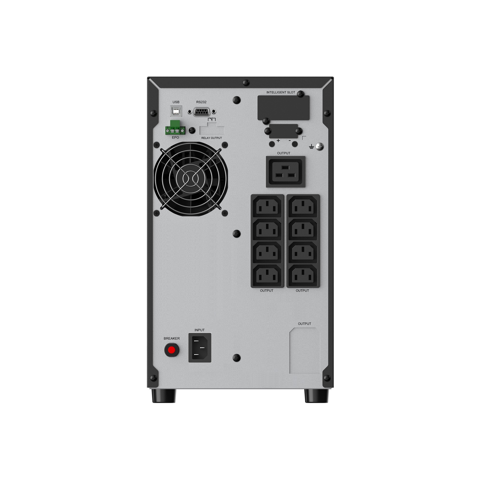 ИБП CBR ESSENCE ESN-2000C [Online 2000 VA / 2000 W, Tower, 6 x C13, LCD, HID-USB, RS232, EPO, SNMP slot] (ESN-2KT-6I-LCHERSC) CBR Tech