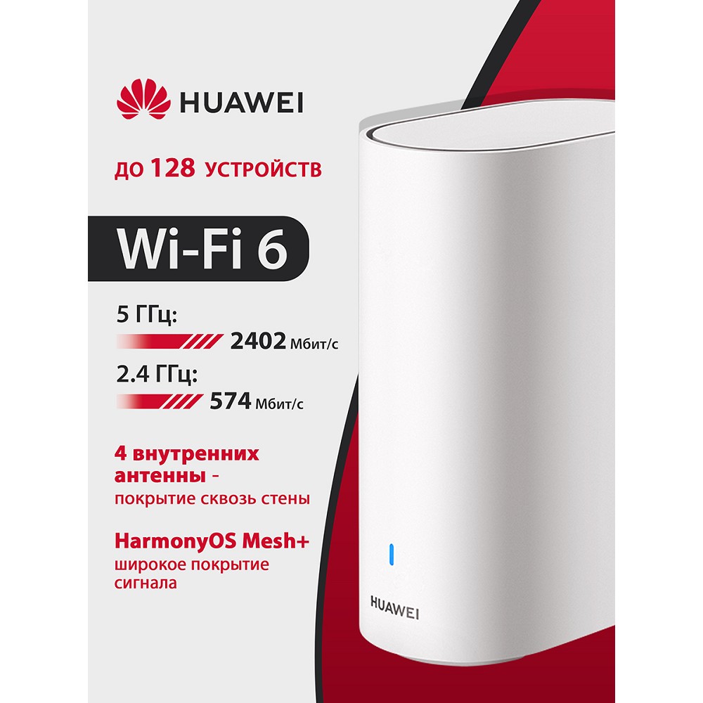 Mesh-система Huawei WiFi Mesh 3+ NVWA-AX30-23 арт. 53030DVA