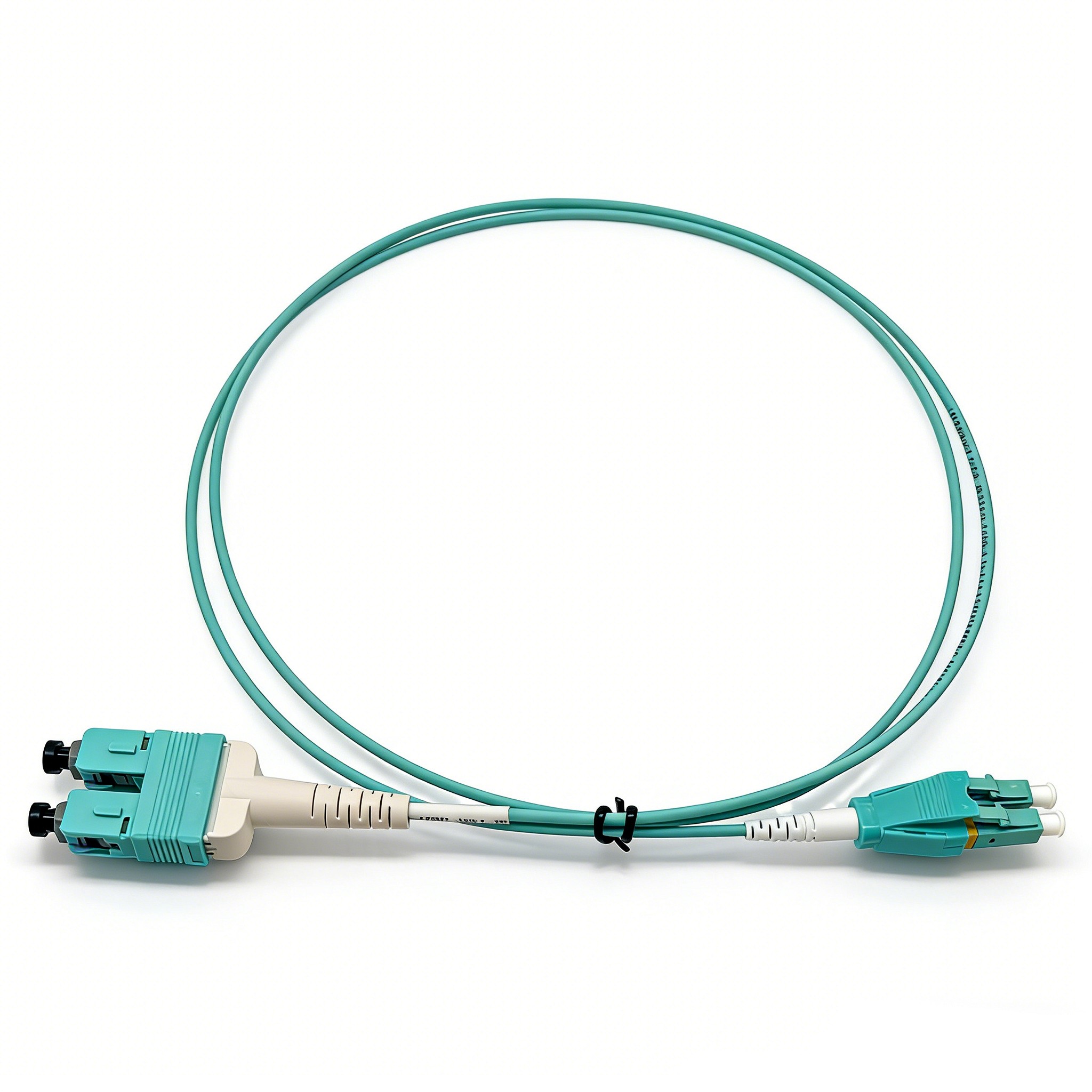 Оптический патчкорд NEOMAX (NMO-LC-SC-MM-10M) LC/UPC-SC/UPC, Uniboot OM4, Multimode, Duplex, 50/125, LSZH, Aqua, 10м