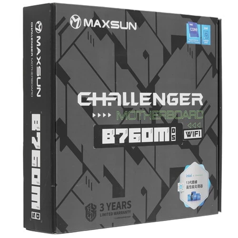 Материнская плата MAXSUN MS-Challenger B760M D5 WIFI V1/V2 арт. MS-Challenger B760M D5 WIFI V1/V2_DP
