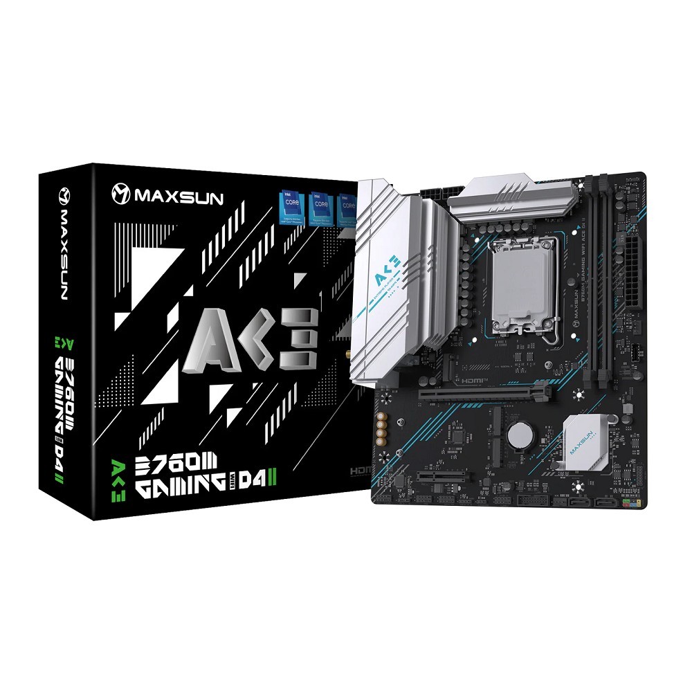 Материнская плата MAXSUN MS-B760M GAMING WIFI ACE D4 II