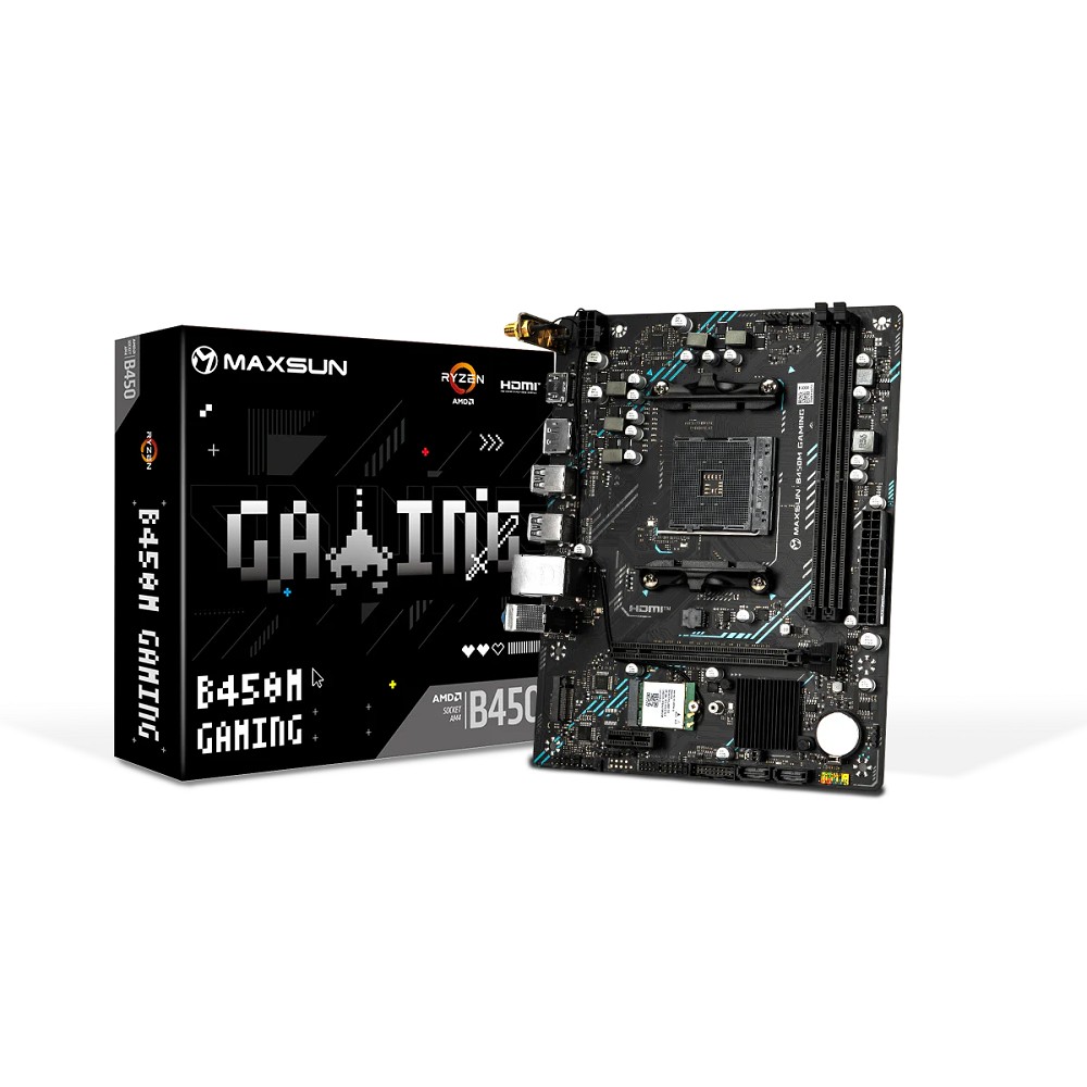Материнская плата MAXSUN MS-B450M GAMING WIFI