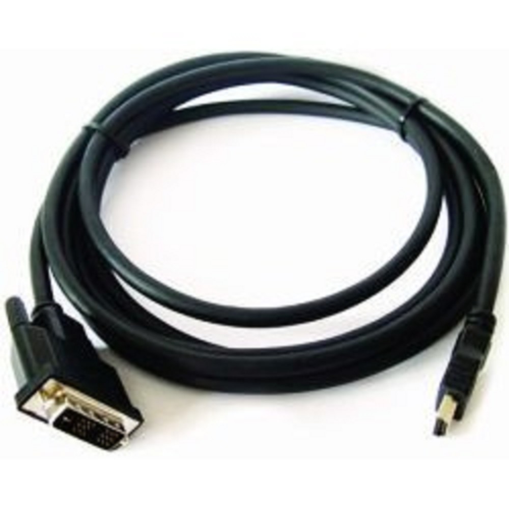 Кабель HDMI-DVI Cablexpert CC-HDMI-DVI-10, 19M/19M, single link, медь, позол.разъемы, экран, 3.0м, черный, пакет