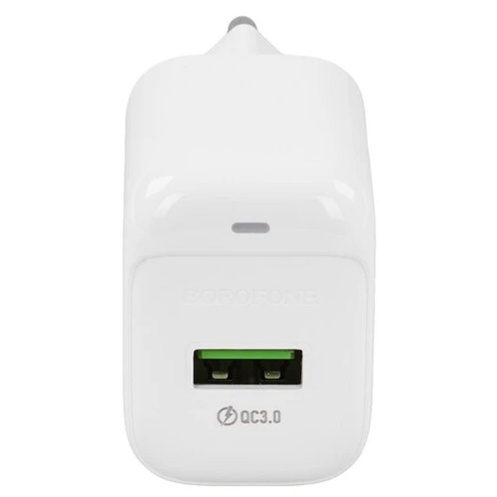 BOROFONE BAS42A/ Сетевое ЗУ/ QC 3.0/ 1 USB/ Выход: 18W/ White No Name арт. B-13789