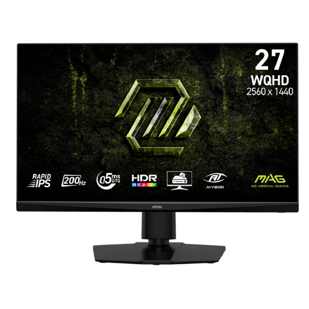 MSI MAG 27" 272QPF E20 Black {IPS 2560x1440 200Hz 0.5ms 300cd 2xHDMI DisplayPort HAS Pivot Vesa} MicroStar арт. 9S6-3CF7CA-009