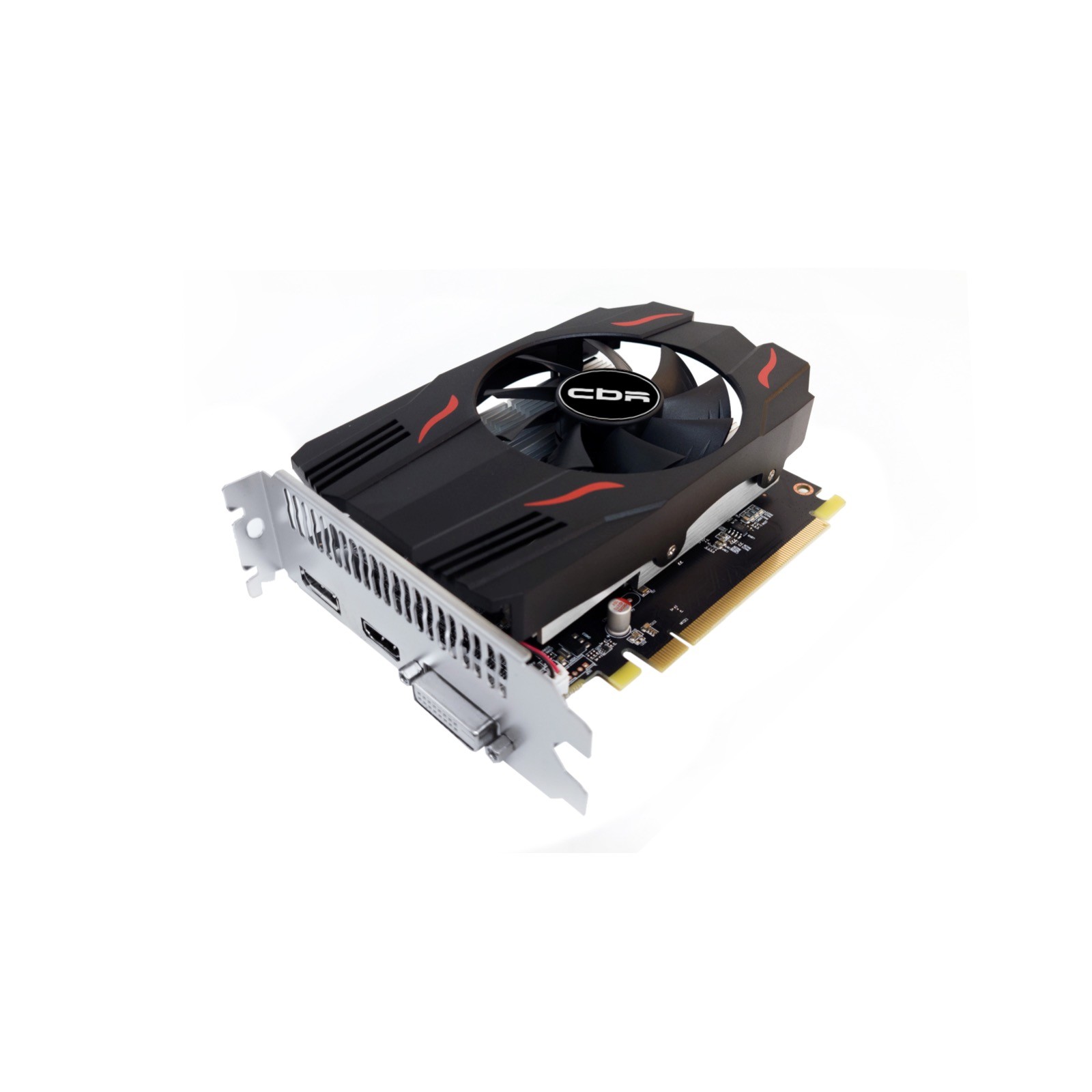 Видеокарта CBR Radeon RX 550 4G GDDR5, 128BIT, 896, 1175MHz, Single fan, PCIE 3.0, 50W (DVI/HDMI/DP) арт. VGA-STX550-4G-RTL
