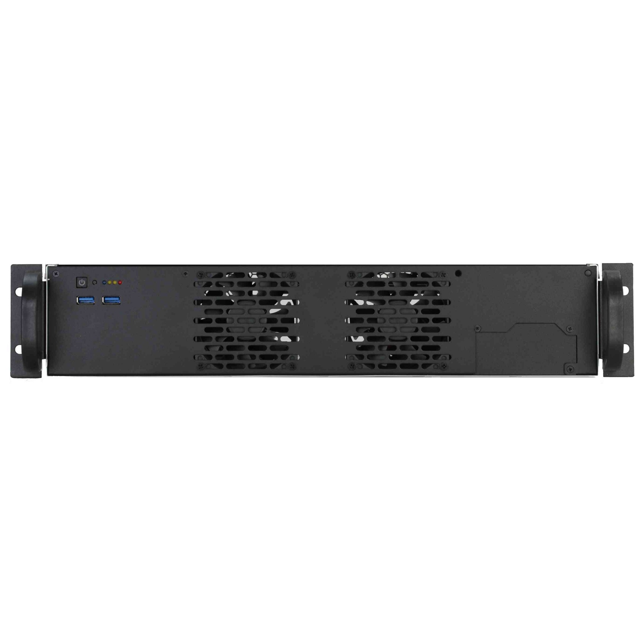 Procase RU230-B-0 Корпус 2U front/rear-access rack server case, черный, без блока питания, глубина 300мм, MB 12"x9.6"
