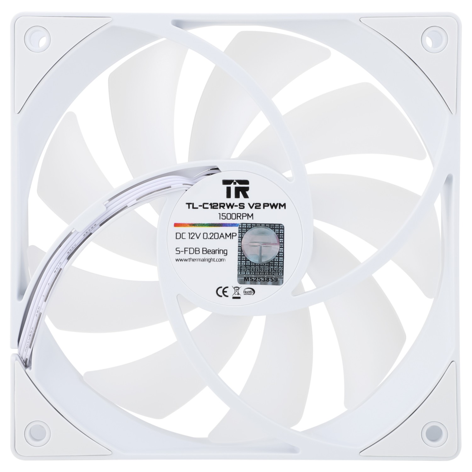 Thermalright Вентилятор TL-C12RW-S V2 / Reverse / ARGB / 120mm PWM / TRTLC12RWSV2