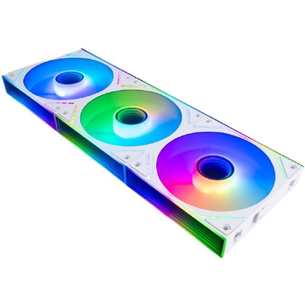Thermalright Комплект вентиляторов (3 шт.) TL-M12QRW-S X3 (Pack of 3) / Reverse / ARGB / 120mm PWM / TRTLM12QRWS.3P