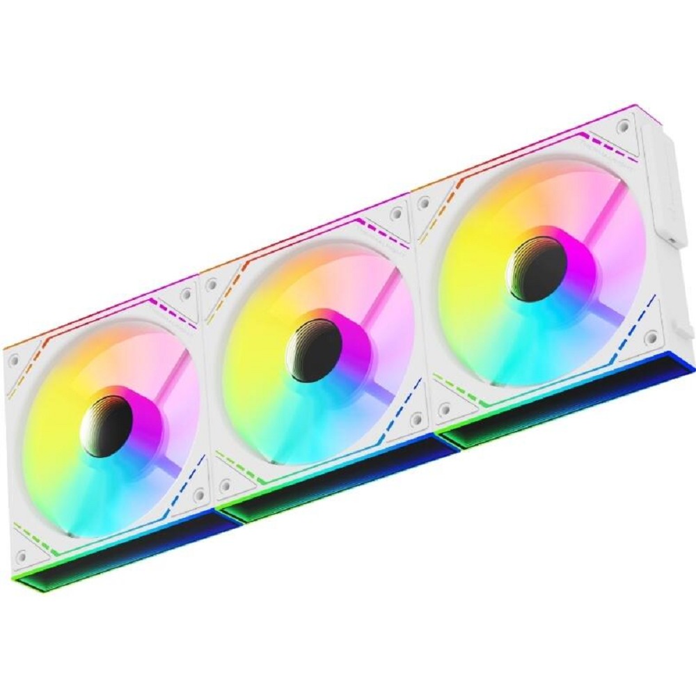 Thermalright Комплект вентиляторов (3 шт.) TL-M12QRW-S X3 (Pack of 3) / Reverse / ARGB / 120mm PWM / TRTLM12QRWS.3P