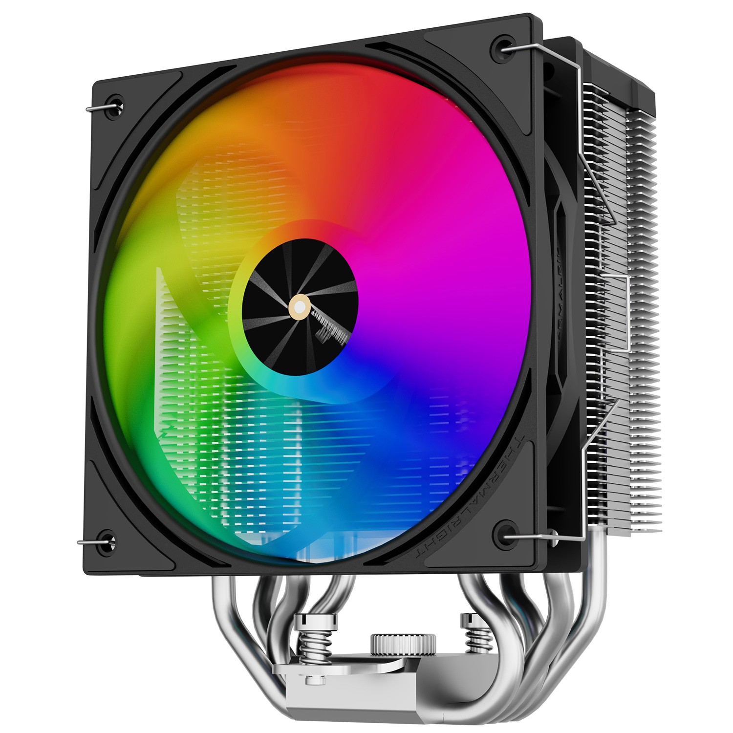 Thermalright Кулер Assassin X 120 R Digital ARGB Black LGA115X/1200/1700/1851/AM4/AM5 (120mm ARGB PWM Fan, 4 тепл. трубки 6мм) / TRAX120RDAB