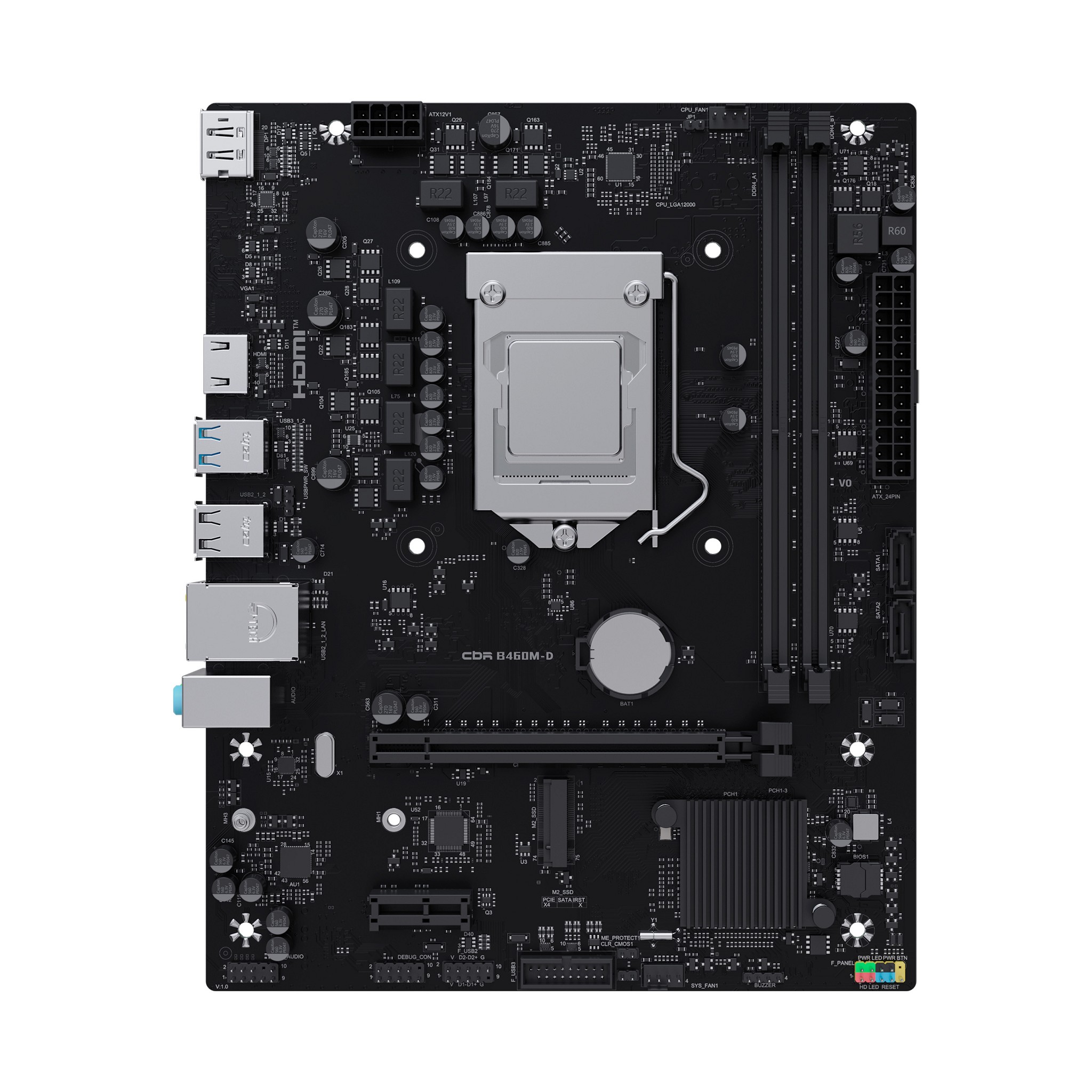 Материнская плата CBR B460M-D арт. MB-CBR-MSB460M-D-DDR4-DP/HDMI
