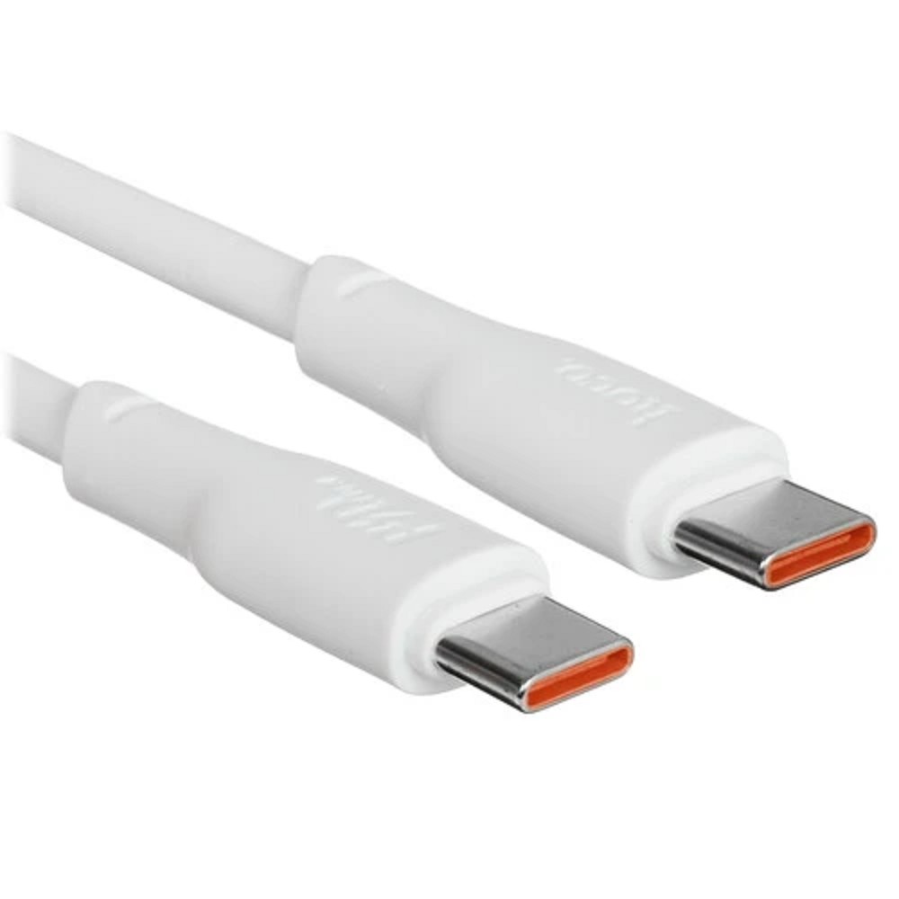 HOCO Кабель USB2.0 Hoco Type-C/Type-C, 5А, 240Вт, X93, 1м, белый, коробка арт. HC-90736